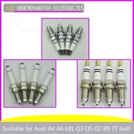 Suitable for Audi A4 A6 A8L Q3 Q5 Q7 Golf 06K905601M Magotan SILFER8C7ES Iridium Gold spark plug 200
