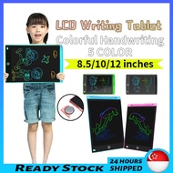 🇸🇬 [Ready Stock]8.5/10/12 inch LCD Pad Writing Tablet Colorful Handwriting For Kids Drawing Pad Electronic Tablet Board