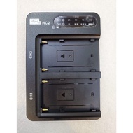 Pixel HC2 Dual Battery Charger for F-970 / 2x F-070 / NP F550/F570/F750/F770/F960/F970 Batteries
