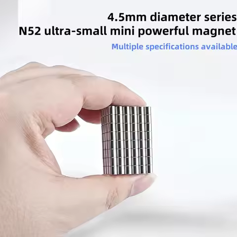 10 pcs/lot N52 high-strength countersunk magnet, diameter 4.5 mm.