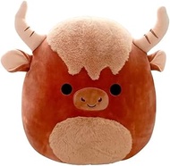 Squishmallow Official Kellytoy Squishy Soft Plush 16 Inch, Marshal The Highland Cow