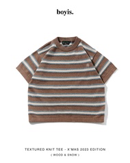 Boyis - เสื้อยืด Textured knit tee (Christmas Edition)