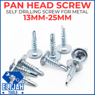 (100PCS) Job Screw Pan Head Self Tapping Screw For Metal Elijah Tools