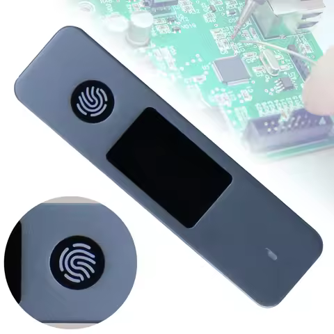 SSD Enclosure M-Key B +M Key External Enclosure Box Visual Fingerprint Encrypted SSD Hard Drive Encl