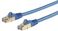 StarTech.com 6ASPAT7MBL Category 6a LAN Cable 7m Blue Anti-Snap RJ45 Connector CAT6a Ethernet Cable