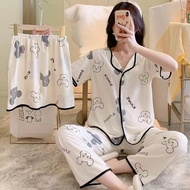 3in1 New Korean Cute Shorts Pajama Terno Sleepwear for Women #2