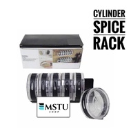 Cylinder Spice Rack (Spice Holder/Spice Bottle/Kitchen Seasoning)