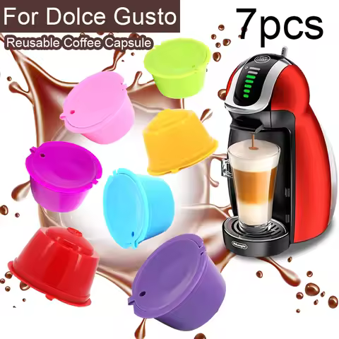 Reusable Coffee Capsule Filter Cup: Refillable, Eco-Friendly, And Perfect For Nescafe Dolce Gusto Lo