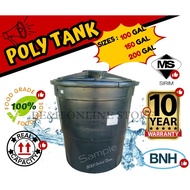 BNH POLY TANK TANGKI AIR SIRIM 100GAL 150GAL 200GAL FOOD GRADE WARRANTY PE Polyethylene