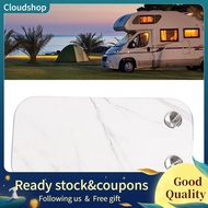 cloudshop Luqeeg Removable Boat Table Top  31.5x15.7in RV with 2 Cup Holders Aluminum Alloy Edge Hei