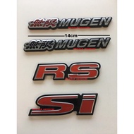 EMBLEM LOGO Honda MUGEN SI RS HONDA CIVIC FD FC JAZZ GK FACELIFT HRV MUGEN EMBLEM CITY GM6 GN2 HATCH