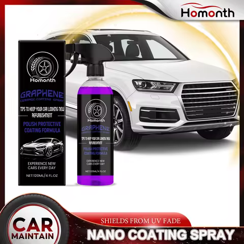 Nano Ceramic Coating Spray for Cars Quick Detailer Spray Wax Hydrophobic Paint Protection UV Protect