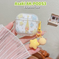 【High quality】For Asaki AK-PODS3 Case Couple Cartoon Soft Silicone Earphone Case Casing Cover
