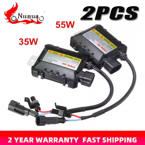 2Pcs 12V Hid Xenon Ballast 35W/55W Digital Slim Hid Ballast Ignition Electronic Ballast For H1 H3 H3