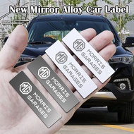 MG Mirror Metal Car Logo Stickers Label 3D Badge Decoration Label Car Modification Accessories for M