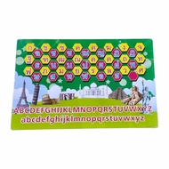 โต๊ะญี่ปุ่น โต๊ะพับ โต๊ะพับ โต๊ะพับญี่ปุ่น ก.ไก่&Abc ขนาด 50x75cm (20*30นิ้ว) เลือกลายได้