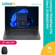 Lenovo 16" ThinkPad E16 Gen1 21JN0051MY ( Intel Core i5-1335U, 16GB, 512GB SSD, Windows 11 Pro)
