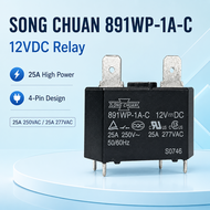 Genuine 891WP-1A-C 12VDC Water Heater Special Air Conditioner 12V Relay 25A 4ft