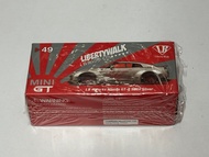 Mini GT No 49 Libertywalk LB Works Nissan Skyline GTR R35 Satin Silver