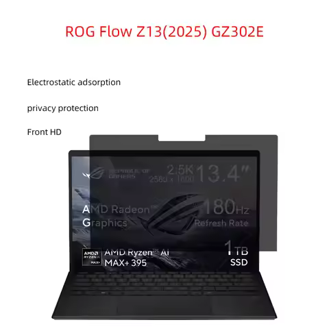 Adhesive privacy film for ASUS ROG Flow Z13 GZ302EA notebook computer 13.4 inches