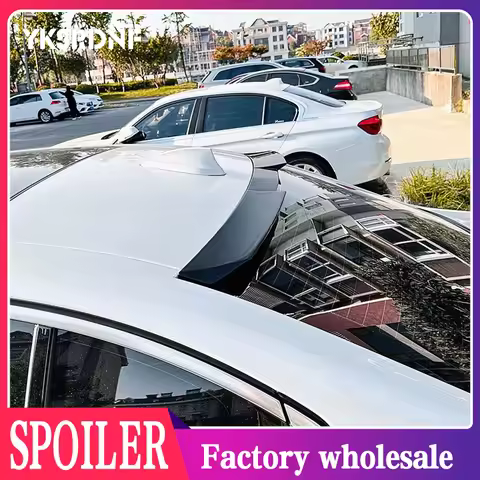 For BMW 3 Series G20 G80 M3 320i 325i 330i 2019+ Rear Window Roof Spoiler Wings ABS Black Carbon Car