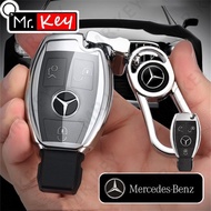 【Mr.Key】TPU Car Remote Key Case Cover Shell For Mercedes Benz A B G R Class GLA GLK W176 W204 W251 W205 W212 W463 Accessories Keychains