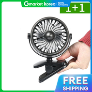 OMT | พัดลมตั้งโต๊ะแบบหนีบ 1+1 (ซื้อ 1 แถม 1) พร้อมคลิปหนีบ BLDC ไร้สาย ชาร์จไฟได้ พกพาสะดวก ใช้ได้ก