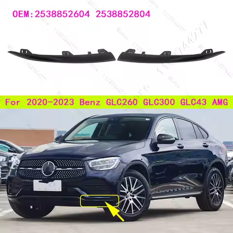 For 2020-2023 W253 X253 C253 Mercedes Benz GLC260 GLC300 GLC43 AMG Front Bumper Lip Trim Strip 25388