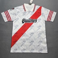 96-97HC Home White Retro Soccer Jersey S-XXL Short Sleeve Quick-Dry Sports Shirt AAA