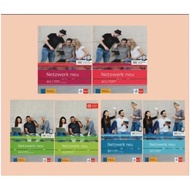 GERMAN LANGUAGE BOOK NETZWERK NEU A1 A2 B1 (Kursburg + Ubungbuch) Full Color