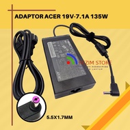 AC Adapter Charger 135W 19V 7.1A Laptop Acer Nitro 5 AN515-53-55G9 AN515-53-52FA, Nitro 5 AN515