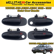 TOYOTA COROLLA SEG AE101 AE100 EE100 1992 to 1995  Door Outer Handle Black Door Handle