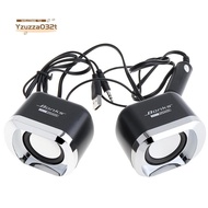 High Power Full Range Stereo Subwoofer PC Speaker Portable Bass Music DJ USB Computer Speakers for L