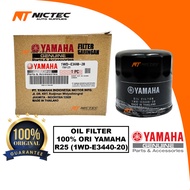 R25 OIL FILTER YAMAHA 1WD-E3440-10 1WD-E3440-20 XJ6 MT07 MT09 R1 R6 MT25 OIL CLEANER ELEMENT