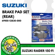 BRAKE PAD SET (REAR) For : SUZUKI Motorcycle : RAIDER 150 FI FU150MF ( 69100-12830-000 )