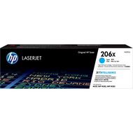 HP 206X Cyan Original LaserJet Toner Cartridge - Compatible for HP Color LaserJet Pro M255 series HP