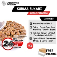 Kurma Raja SUKARI Ruthob Basah 1kg Penambah Imun Tubuh Stamina & Suplemen MPASI Ajwa Mesir Madu