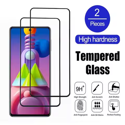 2Pcs Tempered Glass For Samsung Galaxy M31 M32 M33 M34 M62 M42 M51 M52 M53 M54 4G5G Screen Protector