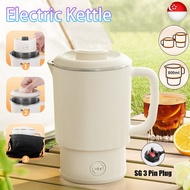 800ML Electric Kettle Foldable Travel Kettle 304 Stainless Steel Portable Kettle Automatic Keeping W