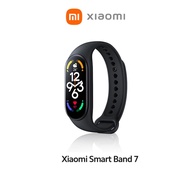 Xiaomi Mi Band 7 SpO2 สมาร์ทวอทช์ Smart Watch band7 นาฬิกาอัจฉริยะ อ่านเวลาได้ตอนจอดับ จอแสดงผล AMOLED Black