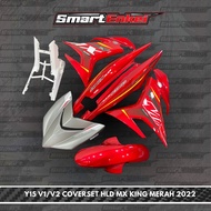 Y15 V1/V2 COVERSET MX KING 2022 MERAH HLD