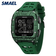 SMAEL Digital Single Display Sport Watch with Alarm Mode, Hourly Chime, Luminous Button, Stylish Men