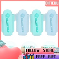 dificuu-my gernie 4Pcs Knitting Thimble Wool Plastic Tool Boot Accessories Finger Guides Woolen Cond