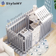 chibaogu.sg Pet Fence Sunshade Dog Playpen Small Dog Fence Balcony Pet Fence Teddy Bear Playpen Dog