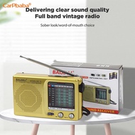 Carpbaba KK9 Radio Plastic Emergency Weather Radio Full Band Portable Weather Radio SW AM FM Handhel