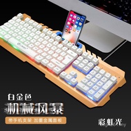 Internet Cafe Luminous Cross-Border K21 Keyboard Keyboard Manipulator Beautiful Feeling Wired Game 5