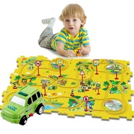 Easter Basket Stuffers，Puzzles for Kids Ages 3-5, Number Blocks Set, Magic Tracks, Toddler Puzzle ca