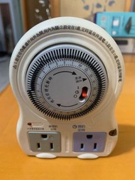 機械式環保不用電池免WIFI定時器內置突波吸收保護2組可預約2組無預約R-30