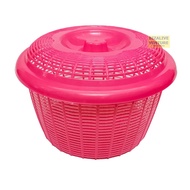 Lava Plastic Egg Basket With Cover (basket telur) D21cm x H14cm