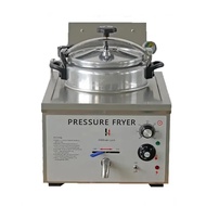 16L Commercial Electric Bench Type Mini Deep Pressure Fryer Oven For Broast Fried Chicken Stove Smal